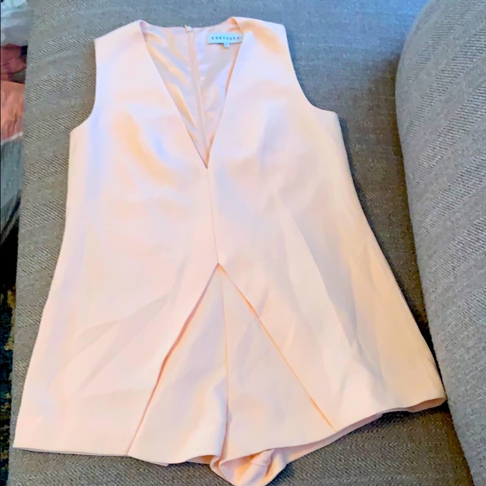 Pale blush pink romper